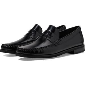 Florsheim Mens Berkley Flex Penny Loafers US 12 D EU 45 Black Leather EUC